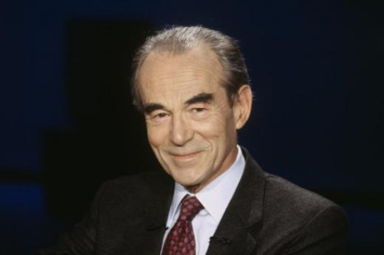 Jean-Jack Queyranne reçoit Robert Badinter au Transbordeur