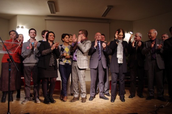 La campagne de François Hollande démarre timidement dans le Rhône