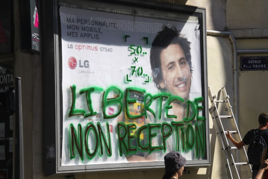 Les Déboulonneurs lyonnais dénoncent le tout-publicitaire