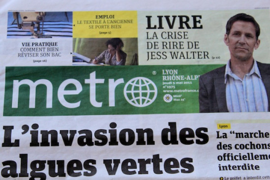 Pas d’infos locales dans le gratuit Métro ce vendredi