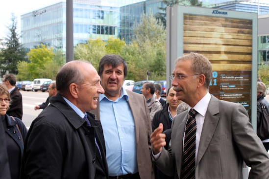 Gérard Collomb et Alain Giordano inaugurent la rue du 24 mars 1852 à Vaise