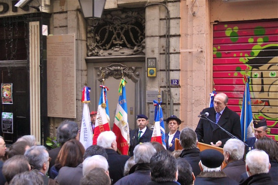 La ville de Lyon donne un nom aux 86 déportés de la rue Ste-Catherine 