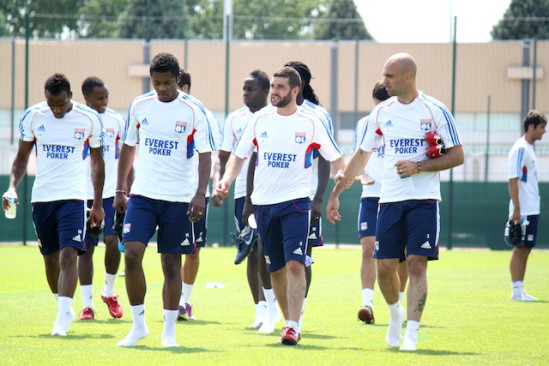 Entra&icirc;nement mardi matin pour les joueurs de l'OL