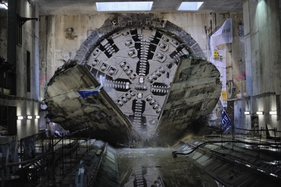 Arrêt « Oullins Gare » pour le tunnelier du métro B !