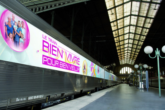 Le Train du bien vivre s'arrête à Lyon Le Train du bien vivre s'arrête à Lyon