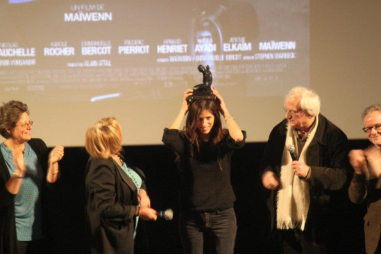 Maïwenn couronnée à l'Institut Lumière