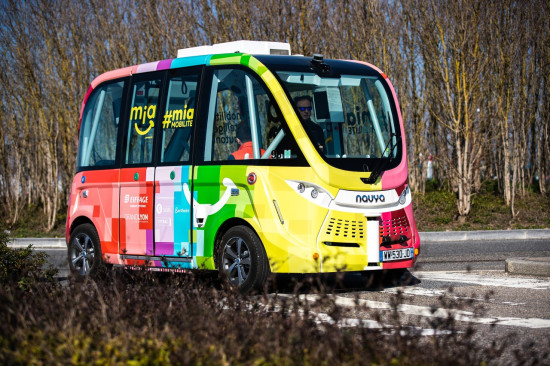 La navette autonome Mia inaugurée à Meyzieu