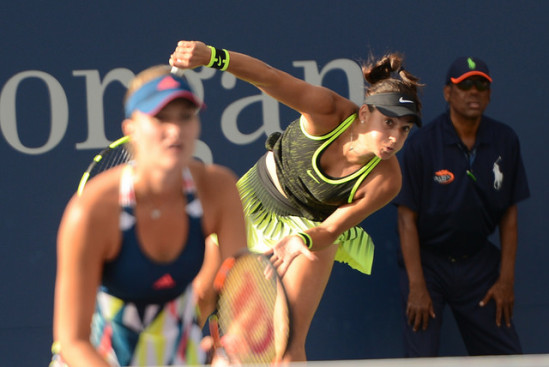 Caroline Garcia et Kristina Mladenovic s’inclinent en finale de l’US Open Caroline Garcia et Kristina Mladenovic s’inclinent en finale de l’US Open