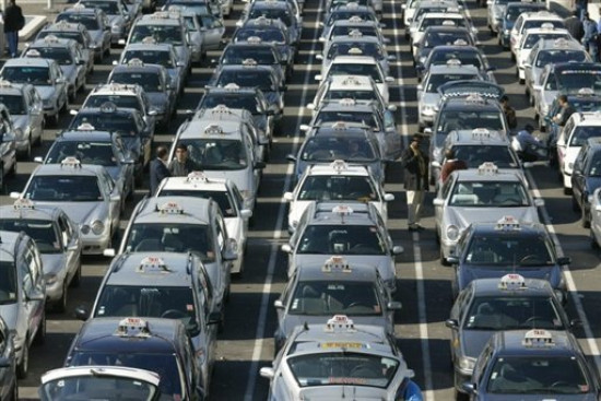 L'opération escargot des taxis lyonnais est terminée