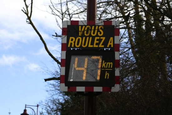 Rhône : un radar pédagogique installé à Caluire