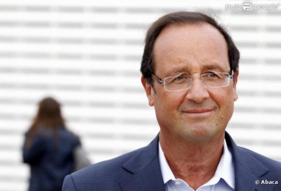 François Hollande à Vaulx-en-Velin