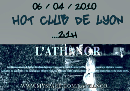 L’«Athanor» revisite Rimbaud au Hot Club Jazz de Lyon