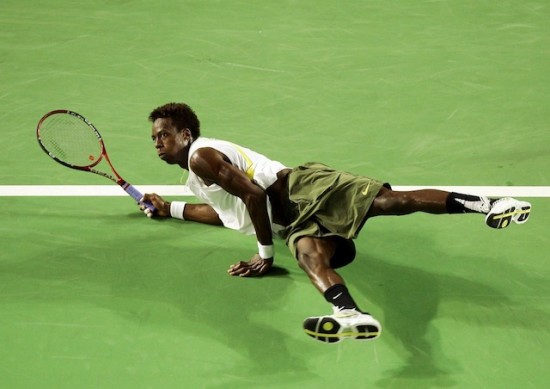 Gaël Monfils finalement bon pour le service