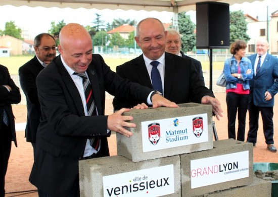 Le LOU Rugby a lanc&eacute; le chantier de son futur stade