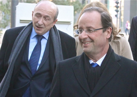 La frilosité de François Hollande à l'égard de Jean-Luc Mélenchon agace Gérard Collomb