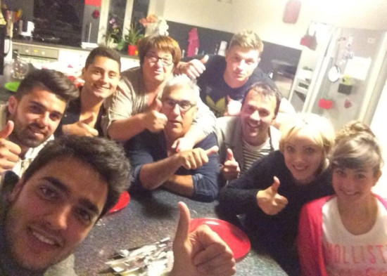 Grenier fête sa sélection pour le mondial en famille