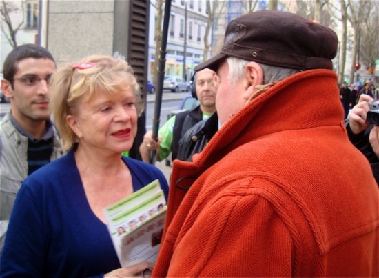 Eva Joly à Lyon mardi