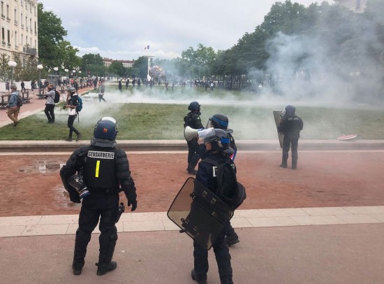 Cinq interpellations après la manifestation contre les violences policières à Lyon