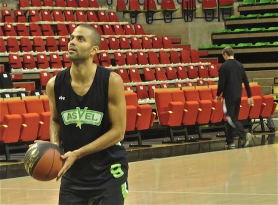 Premier entraînement de Parker avec l'ASVEL