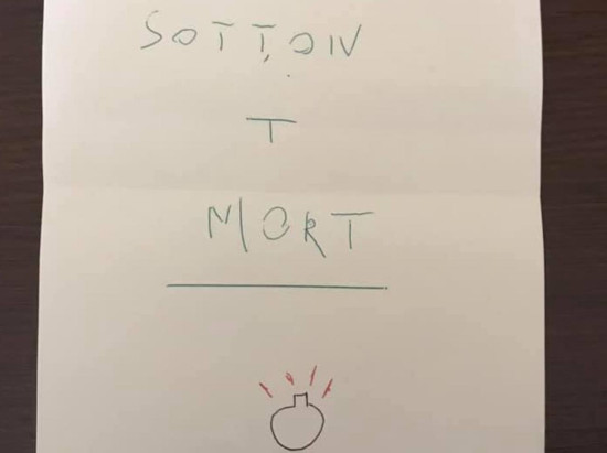 "Sotton, t’es mort" : le maire de Thizy-les-Bourgs découvre un message menaçant