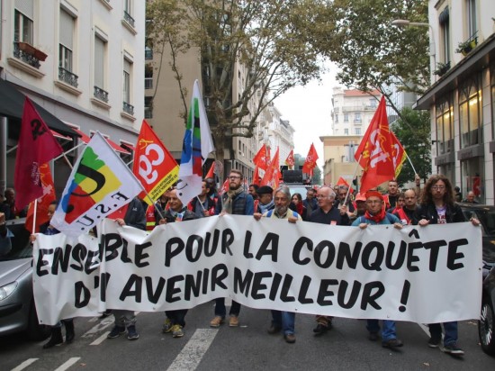 Rentrée sociale : entre 4 300 et 8 000 manifestants à Lyon