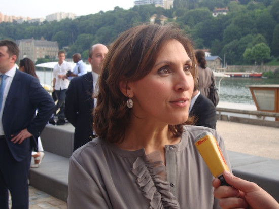 Nora Berra présente son blog au Confluent