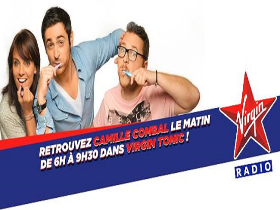 Camille Combal à Lyon pour le tour de France de Virgin Tonic