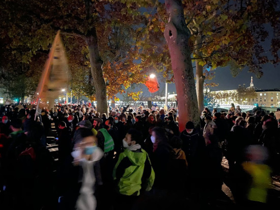 Lyon : nouvelle manifestation contre la loi Sécurité globale