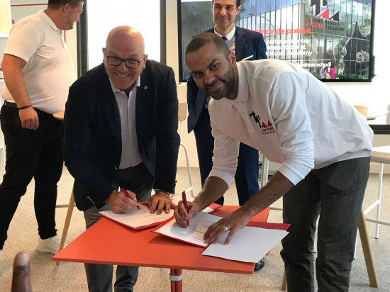 Partenariat entre emlyon et la Tony Parker Adequat Academy : "au service de la région et de la France"