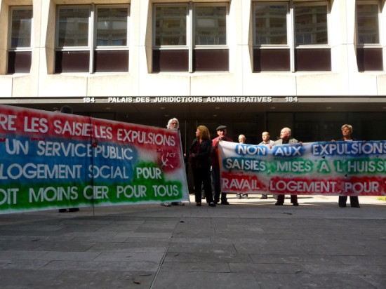 Fin de la trêve hivernale : le collectif d'extrême-gauche Amphi Z manifeste contre les expulsions