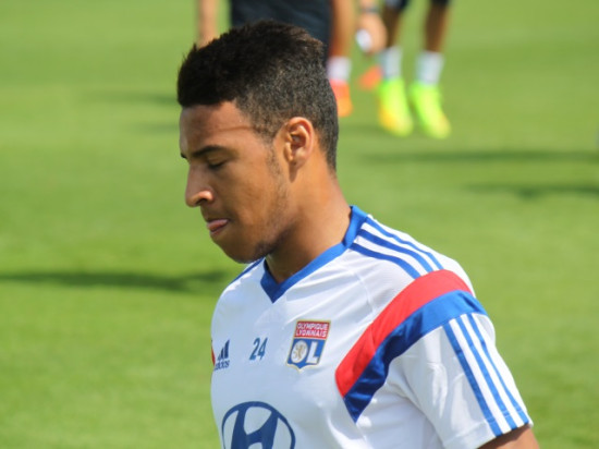 OL : Tolisso et Rose se chauffent après l'entraînement OL : Tolisso et Rose se chauffent après l'entraînement