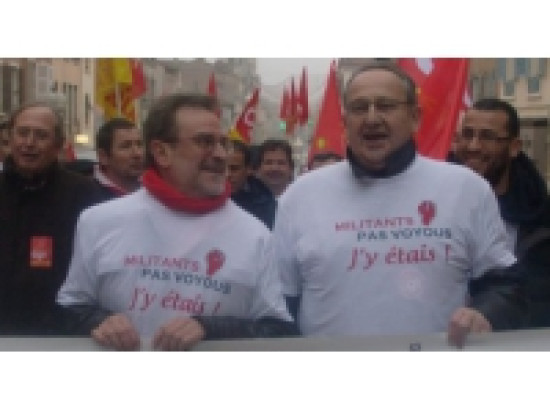 Appel &agrave; manifester pour deux syndicalistes CGT