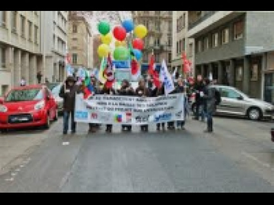 Grève des enseignants à Vaulx-en-Velin