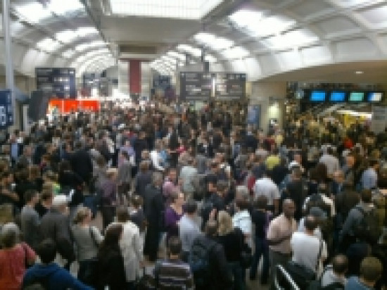 La pagaille vendredi matin dans les gares de la région La pagaille vendredi matin dans les gares de la région