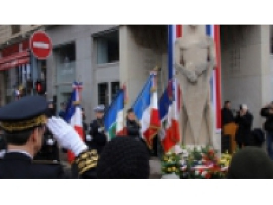 Le 70e anniversaire de la libération du camp d'Auschwitz-Birkenau célébré à Lyon Le 70e anniversaire de la libération du camp d'Auschwitz-Birkenau célébré à Lyon