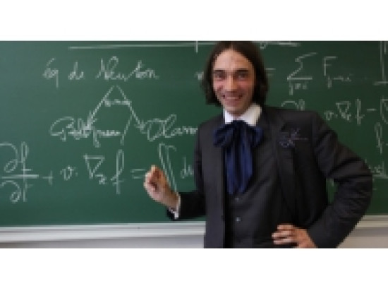 C&eacute;dric Villani en d&eacute;dicace &agrave; Lyon 1