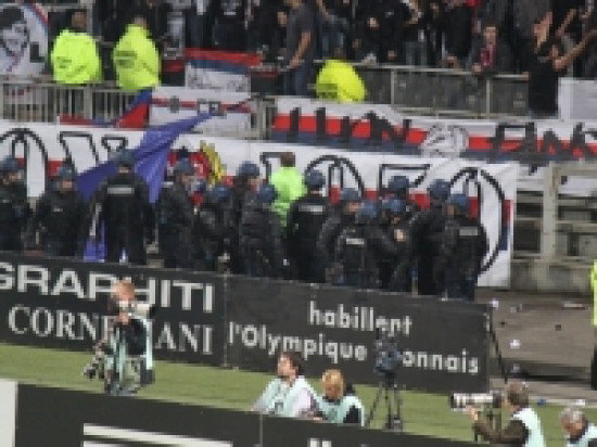 Une arrestation en marge d'OL-Nice Une arrestation en marge d'OL-Nice