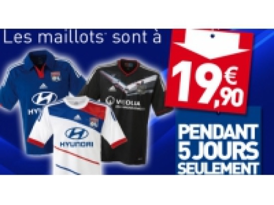 L'OL brade ses maillots L'OL brade ses maillots