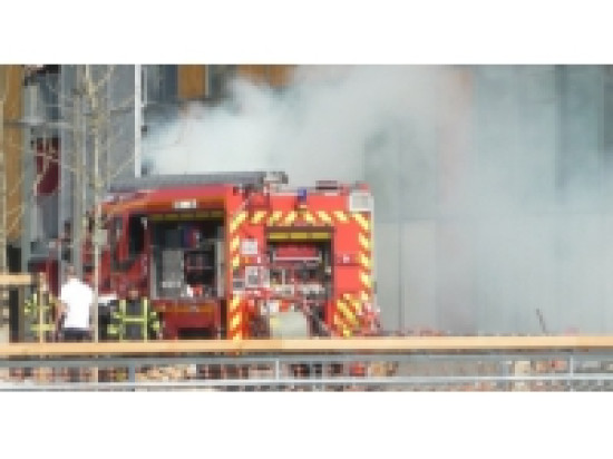 La Tour de Salvagny : incendie dans la centrale &eacute;lectrique
