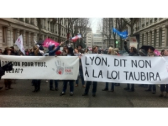 Lyon : 80 manifestants contre le mariage pour tous mercredi soir
