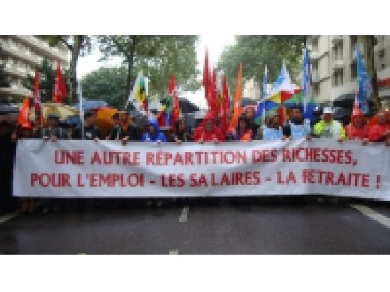 Manifestation des retrait&eacute;s ce jeudi place Bellecour