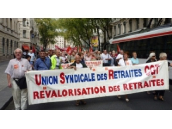 Manifestation des retraités mardi devant le Medef Manifestation des retraités mardi devant le Medef
