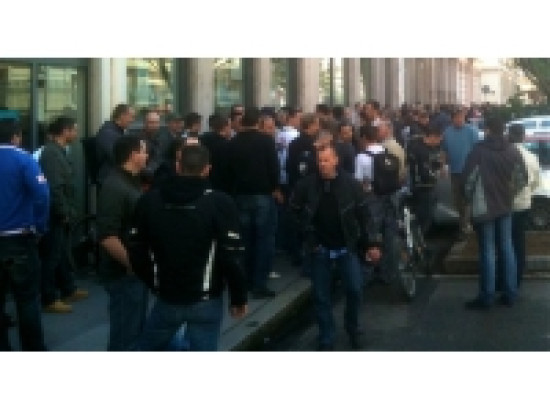 La mobilisation des policiers continue dans le Rhône La mobilisation des policiers continue dans le Rhône