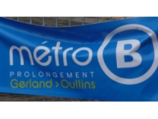 Prolongement du m&eacute;tro B : la nouvelle station Gare d'Oullins se d&eacute;voile aux curieux