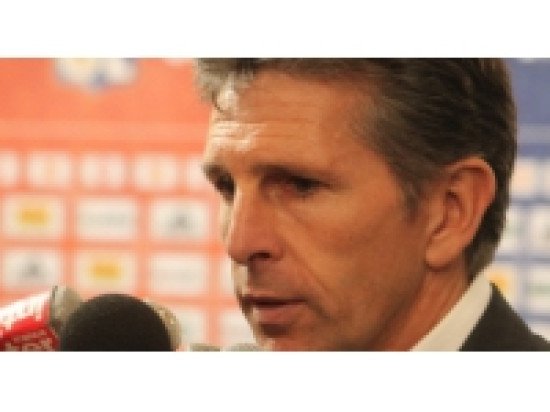 Claude Puel bless&eacute; au nez