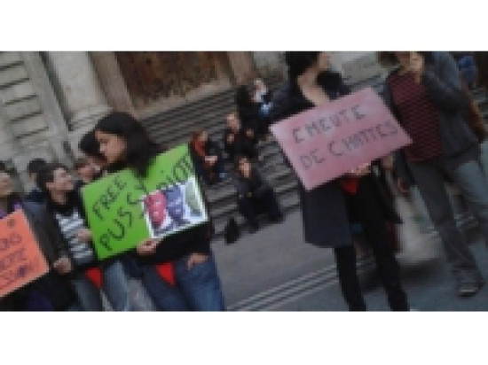 Nouvelle mobilisation pour les Pussy Riot &agrave; Lyon