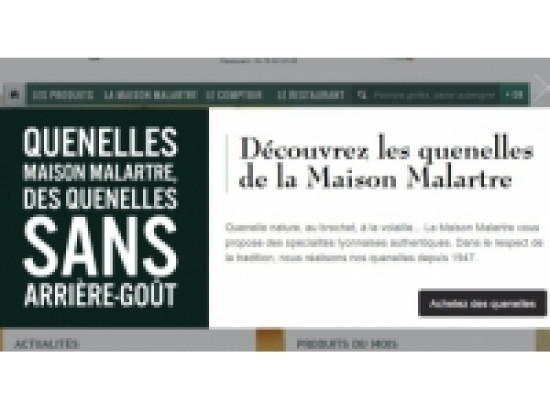 La Maison Malartre vante ses quenelles "sans arri&egrave;re-go&ucirc;t" !