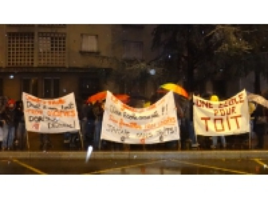 Enfants SDF : nouvelle manifestation pour la mise &agrave; disposition des logements vacants &agrave; Lyon