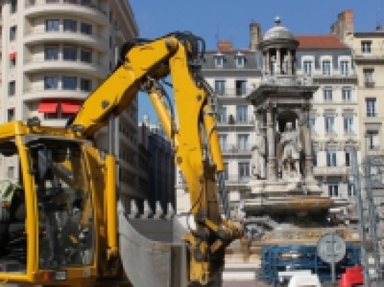 Les travaux de la place des Jacobins sont loin d'&ecirc;tre termin&eacute;s