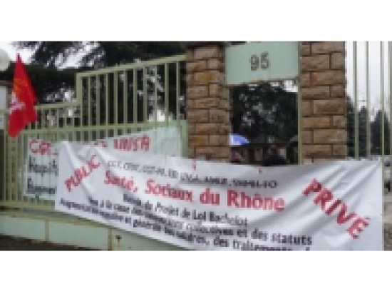 Mouvement de grève à l'hôpital du Vinatier Mouvement de grève à l'hôpital du Vinatier